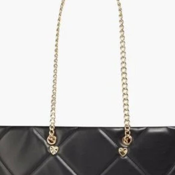 SALE! ✅ Love Moschino Embellished Quilted Heart Tote Shoulder Bag ✨ NWT - Picture 13 of 17